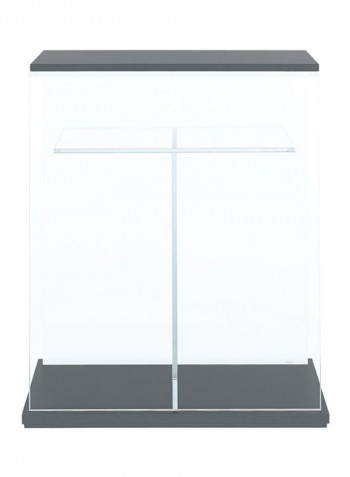 Cube Cabinet Aquarium Clear/Black