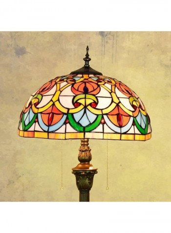 Creative Stained Glass Floor Lamp Multicolour 49x49x43centimeter