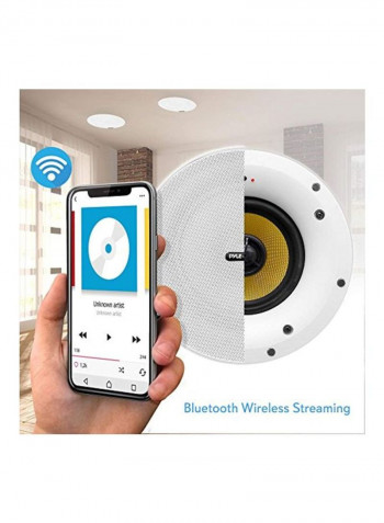 WiFi Bluetooth Ceiling Mount Speaker White/Black/Yellow