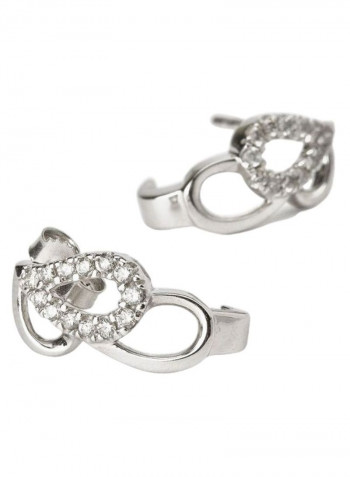 18K Gold Diamond Studded Earrings