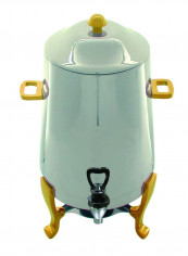 Stainless Steel Coffee Urn Green/Gold/Black 3gallon