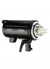 Portable Photography Flash Strobe Light Head Black/Silver