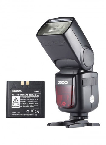 Wireless Speedlight Flash 19.5x7.5x4.8centimeter Black