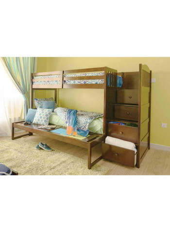 Yana Bunk Bed, Mahogany Merlot