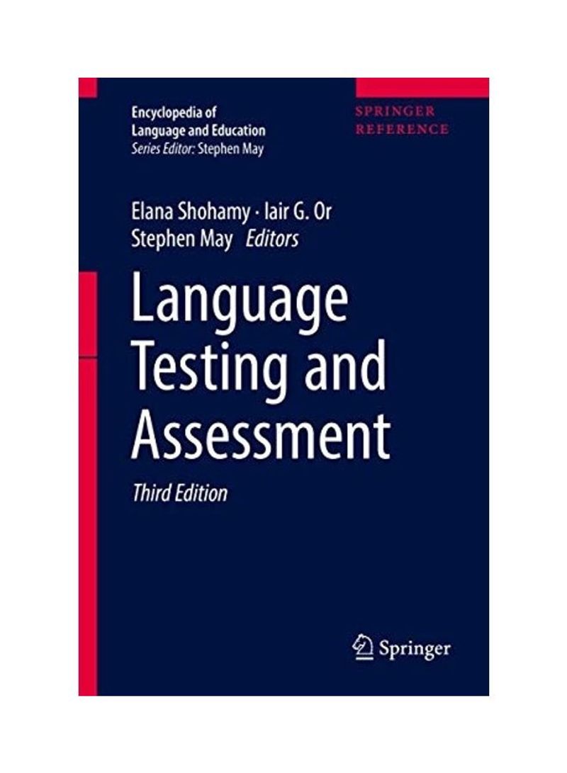 Language Testing And Assessment Hardcover English by Elana Shohamy