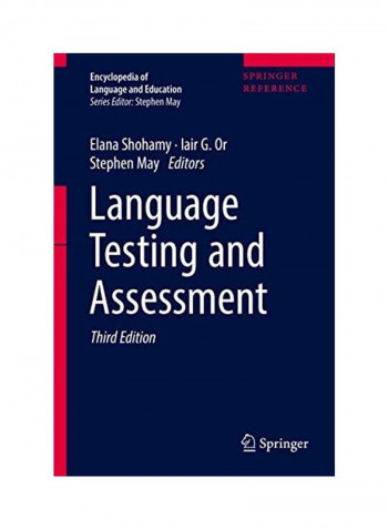 Language Testing And Assessment Hardcover English by Elana Shohamy