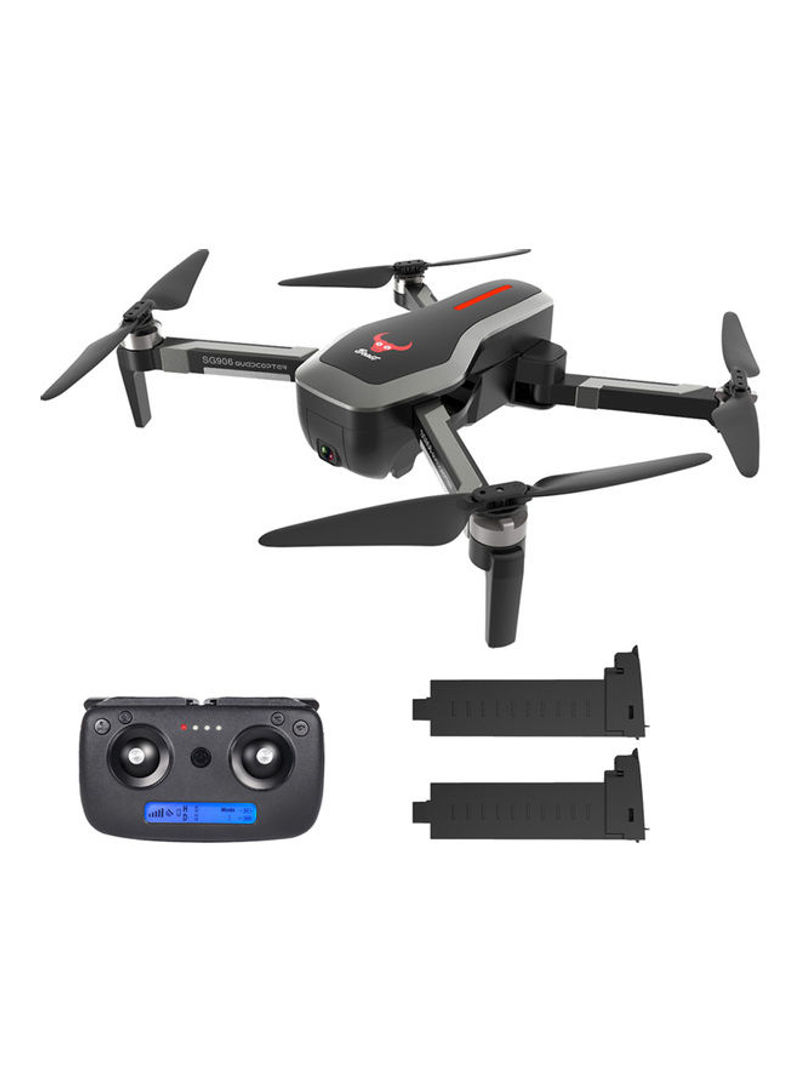 SG906 GPS Brushless 4K Drone with Camera Handbag 5G Wifi FPV Foldable Optical Flow Positioning Altitude Hold RC Quadcopter Drone with 2 Battery Black 30.1*14.5*23.6cm