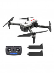 SG906 GPS Brushless 4K Drone with Camera Handbag 5G Wifi FPV Foldable Optical Flow Positioning Altitude Hold RC Quadcopter Drone with 2 Battery White 30.1*14.5*23.6cm