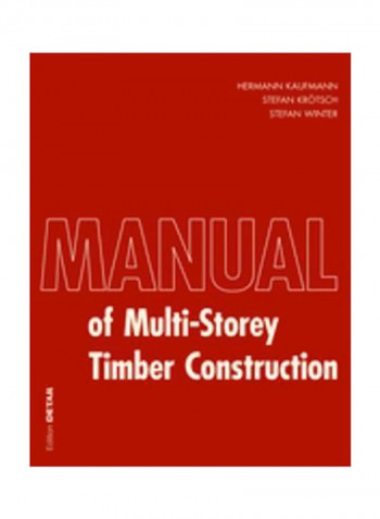 Manual Of Multistorey Timber Construction Paperback