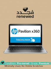 Renewed - Pavilion X360 13-S120NR Laptop With 13.3-Inch Touchscreen Display, Intel Core i3 Processor/6th Gen/4GB RAM/500GB HDD/Integrated Graphics Silver