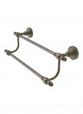 Retro Dot Collection Brass Double Towel Bar Antique Brass 30inch