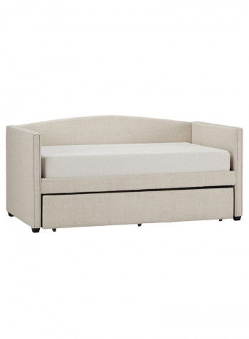 Shelter Arm Trundle Daybed Beige