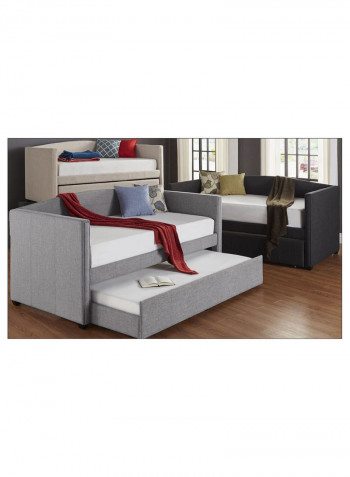 Shelter Arm Trundle Daybed Beige