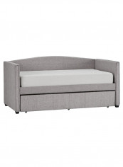 Shelter Arm Trundle Daybed Grey