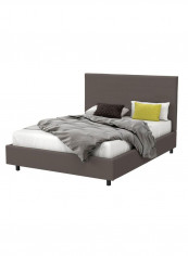 Upholstered Bed Without Mattress Grey 180 x 200centimeter