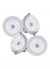 4-Piece 2 Way Home Speaker System PDIC4CBTL4B White