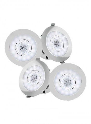 4-Piece 2 Way Home Speaker System PDIC4CBTL4B White