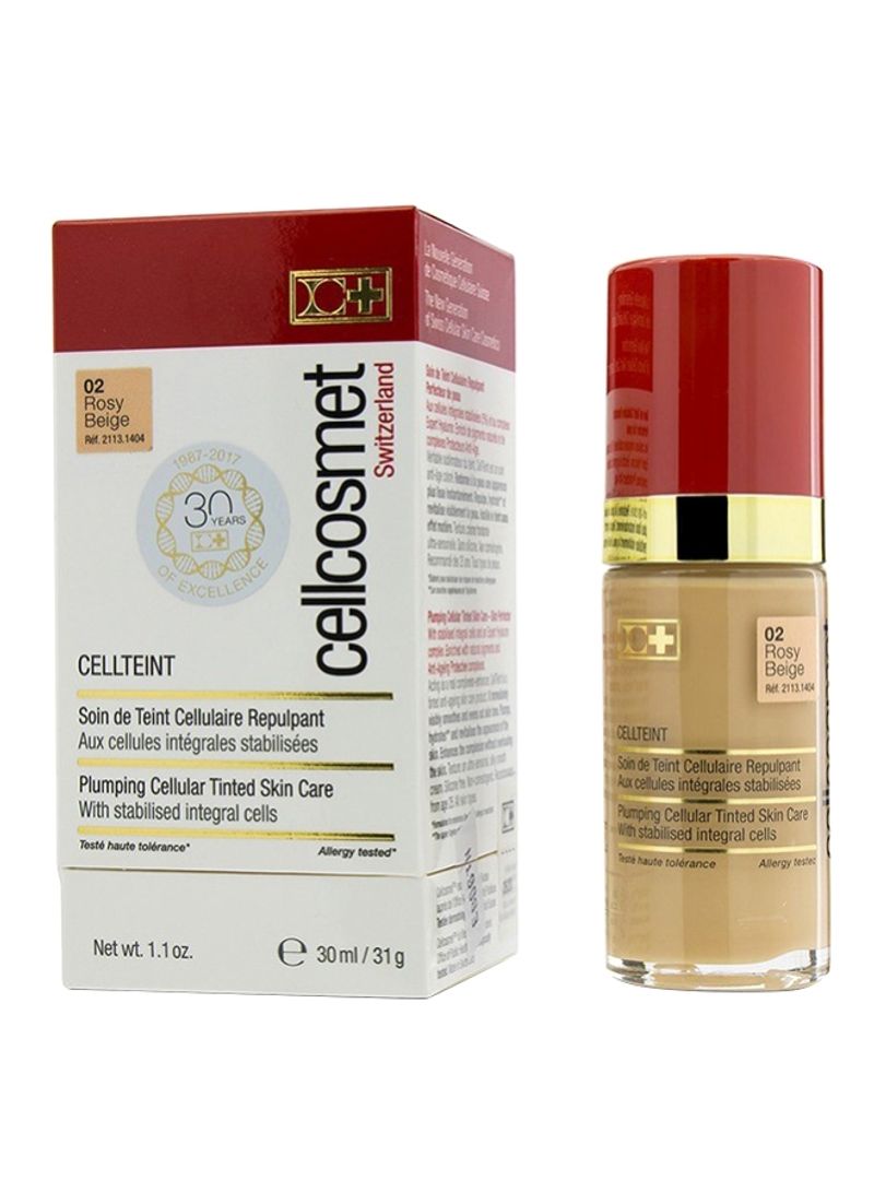 CellTeint Plumping Cellular Tinted Skincare 02 Rosy Beige 30ml