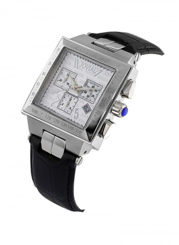 Men's Casual Leather Chronograph Wrist Watch 11065 GSLC 11
