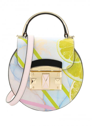 Strong Leather Shoulder Bag متعدد الألوان