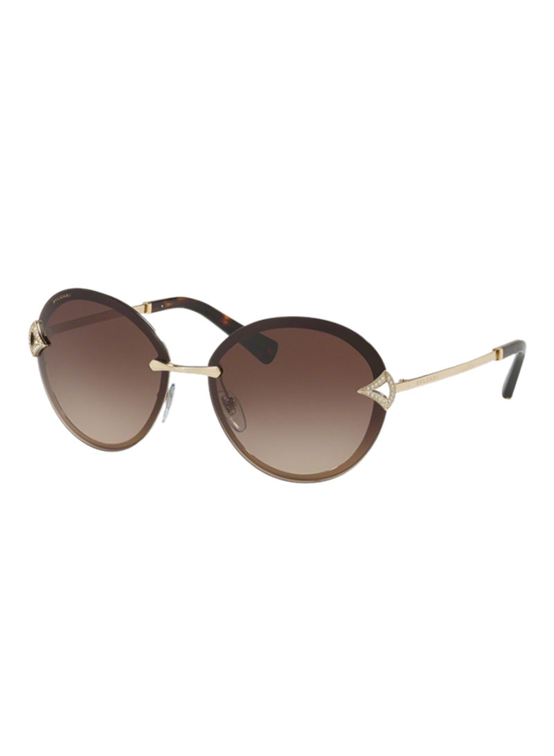 Women's Oval Sunglasses - Lens Size: 61 mm