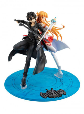 2-Piece Lucrea Kirito And Asuna Action Figure Set 8.6inch