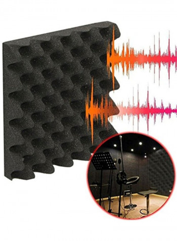 96-Pieces Of Soundproof Insulation Foam For Recording Studio 50 x 50