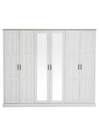 Angelic Mirror Wardrobe Grey