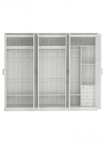 Angelic Mirror Wardrobe Grey