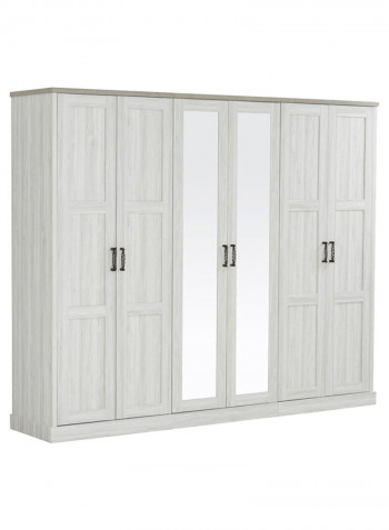 Angelic Mirror Wardrobe Grey