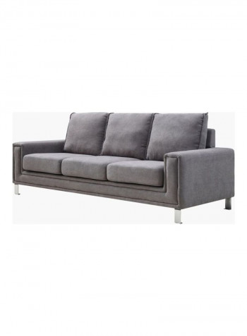 Caster 3-Seater Sofa Grey