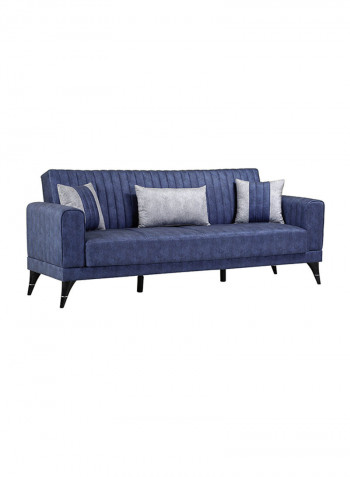 Veronica 3 Seater Sofa Blue 225 x 98 x 90cm