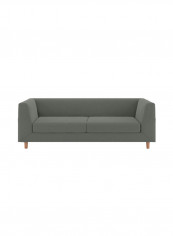 Rubik 3-Seater Sofa Charcoal Grey 190x85x80centimeter