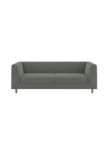 Rubik 3-Seater Sofa Charcoal Grey 190x85x80centimeter