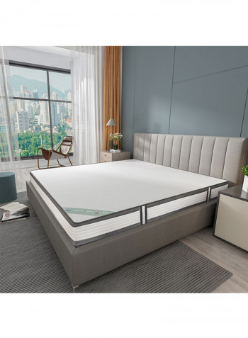 I-Cool Roll Packed Gel Memory Foam Mattress White King