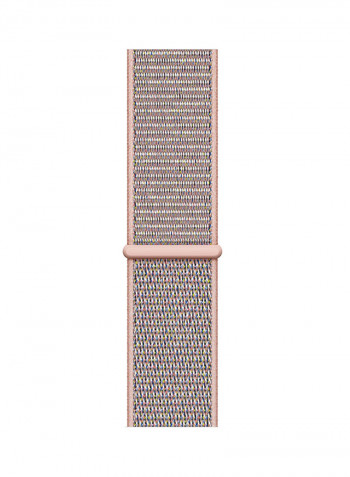 Watch Series 4 (GPS + Cellular) Gold Aluminium Case With Pink Sand Sport Loop