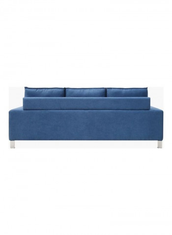 Caster 3-Seater Sofa Blue