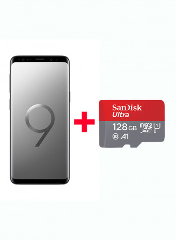 Galaxy S9 Plus Dual SIM Titanium Gray 64GB 4G LTE + 128GB Memory Card