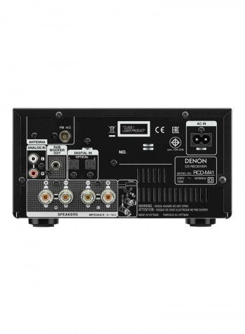 Micro Hi-Fi CD Receiver RCDM41 Black
