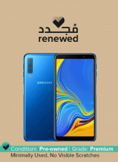 Renewed - Galaxy A7 (2018) Dual SIM Blue 4GB RAM 128GB 4G LTE reviews Renewed - Galaxy A7 (2018) Dual SIM Blue 4GB RAM 128GB 4G LTE