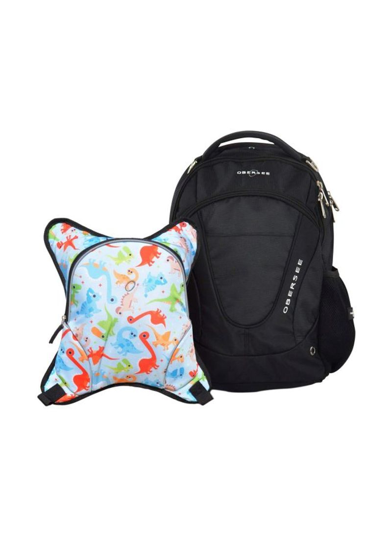 Diaper Bag Backpack With Detachable Cooler