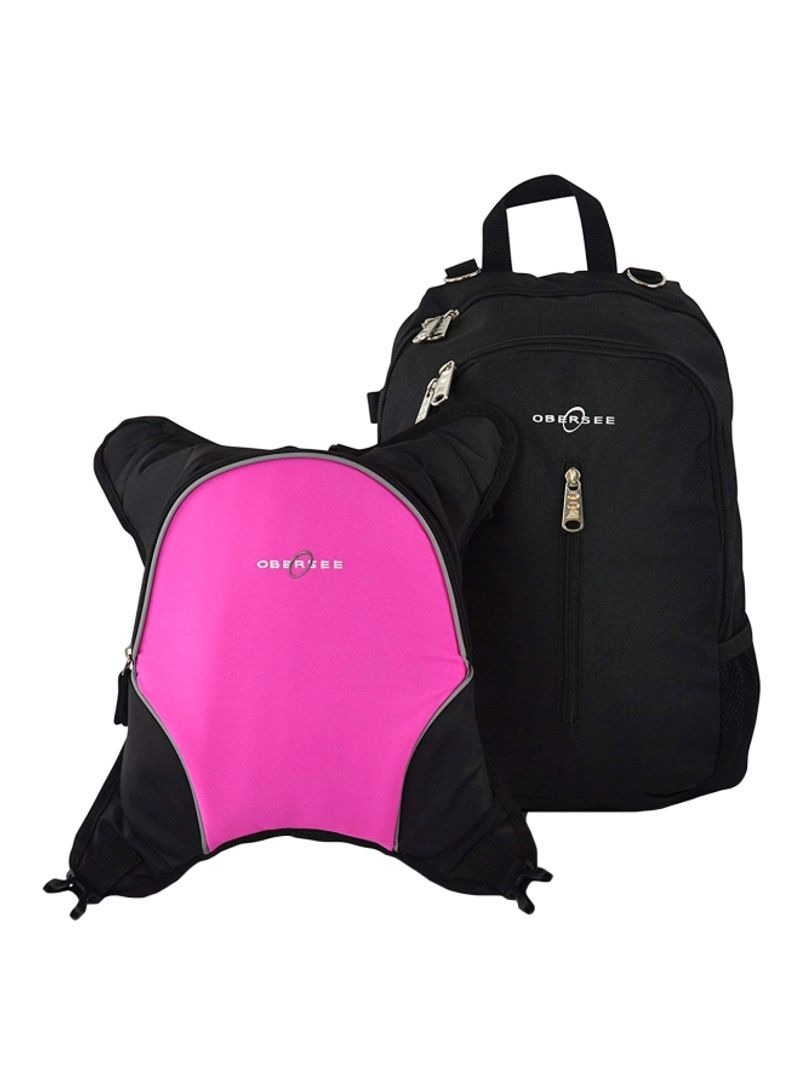 Polyester Diaper Backpack With Baby Bottle Cooler And Changing Mat