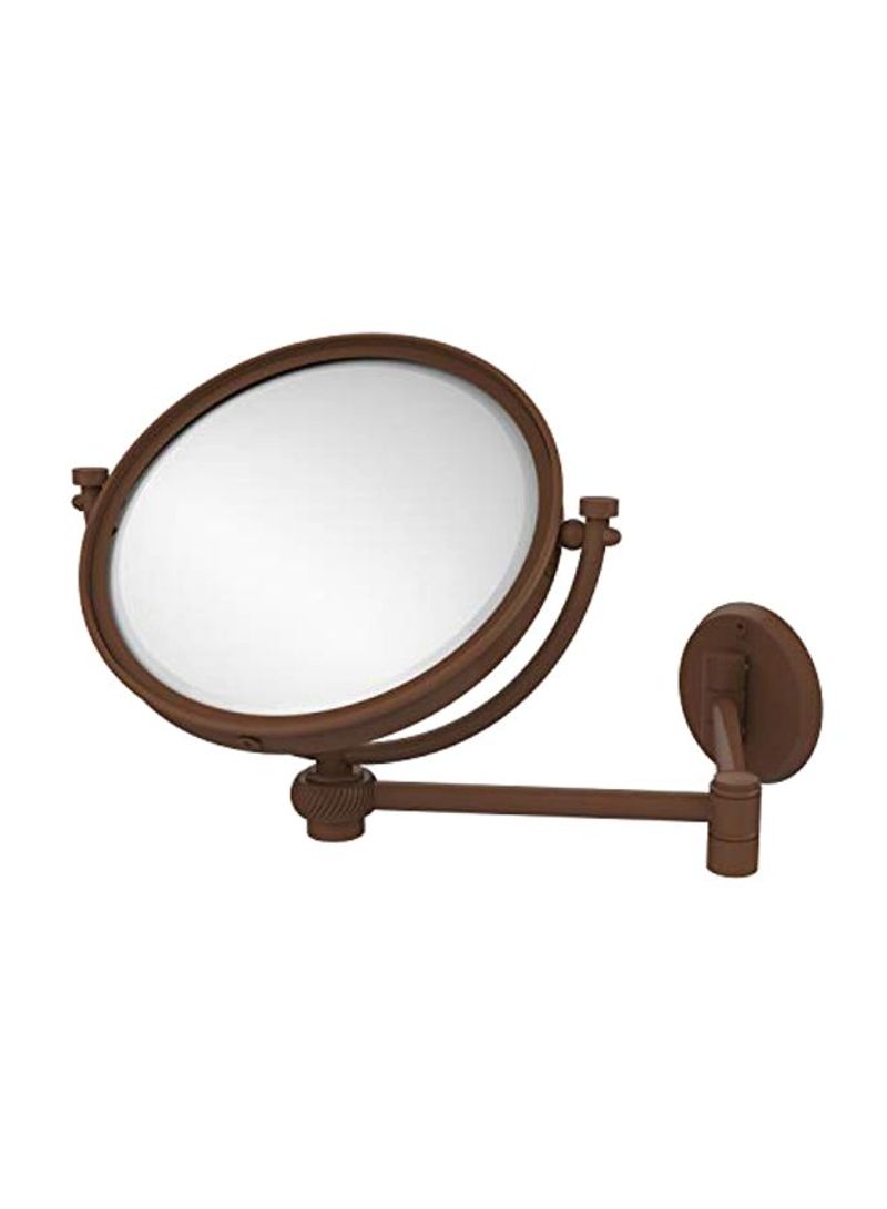 Wall Mounted Make Up Mirror Antique Bronze 8inch