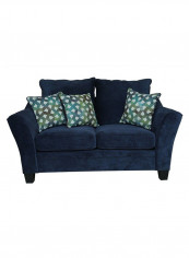 Midtown Two Seater Sofa Dark Blue