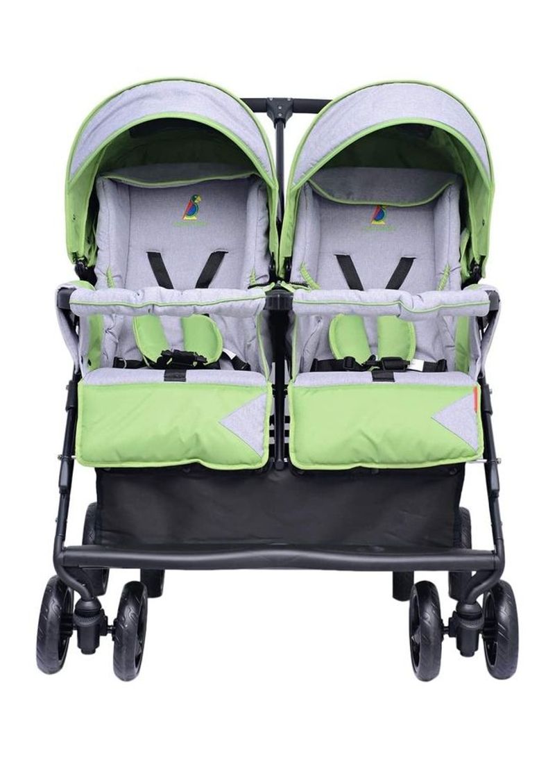 Side To Side Twin Baby Stroller