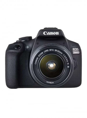 EOS 2000D DSLR With EF-S 18-55mm f/3.5-5.6 IS III Lens 24.1MP, Built-In Wi-Fi And NFC