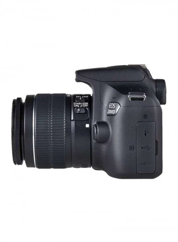 EOS 2000D DSLR With EF-S 18-55mm f/3.5-5.6 IS III Lens 24.1MP, Built-In Wi-Fi And NFC