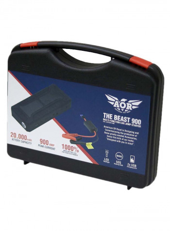 The Beast 900 Power Bank With Jump Starter Kit