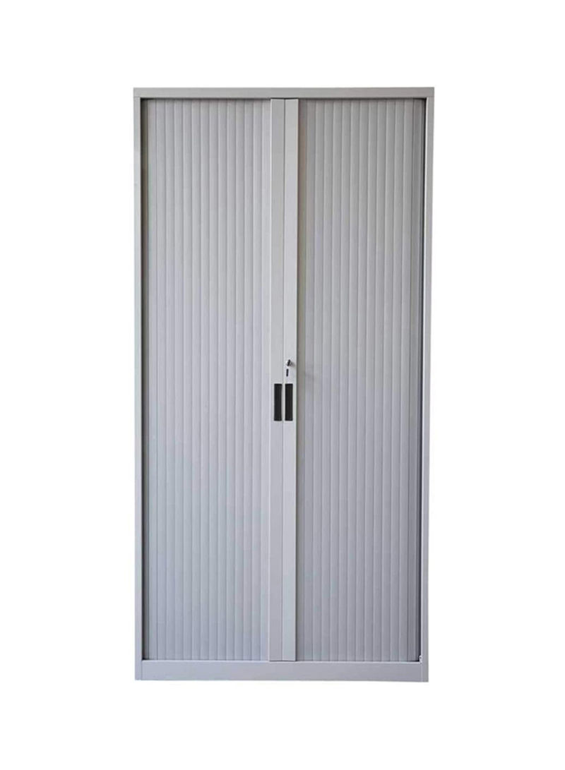 Godrej OEM Full Height Tambour Door Cabinet Grey 46.3cm