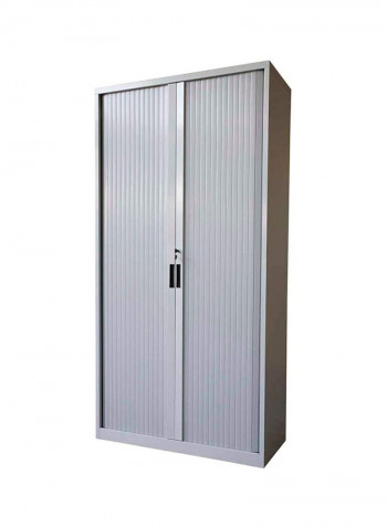 Godrej OEM Full Height Tambour Door Cabinet Grey 46.3cm